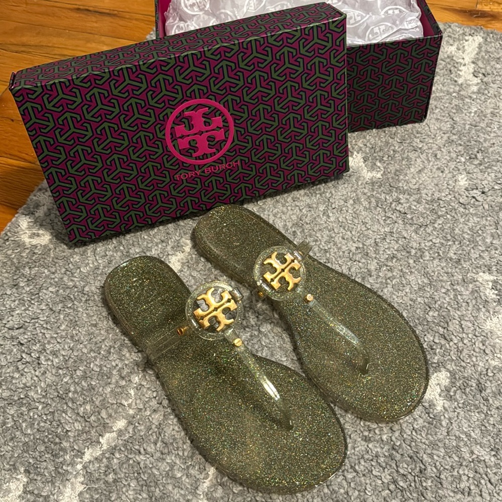 Brand New Tory Burch Mini Miller Jelly Sandals